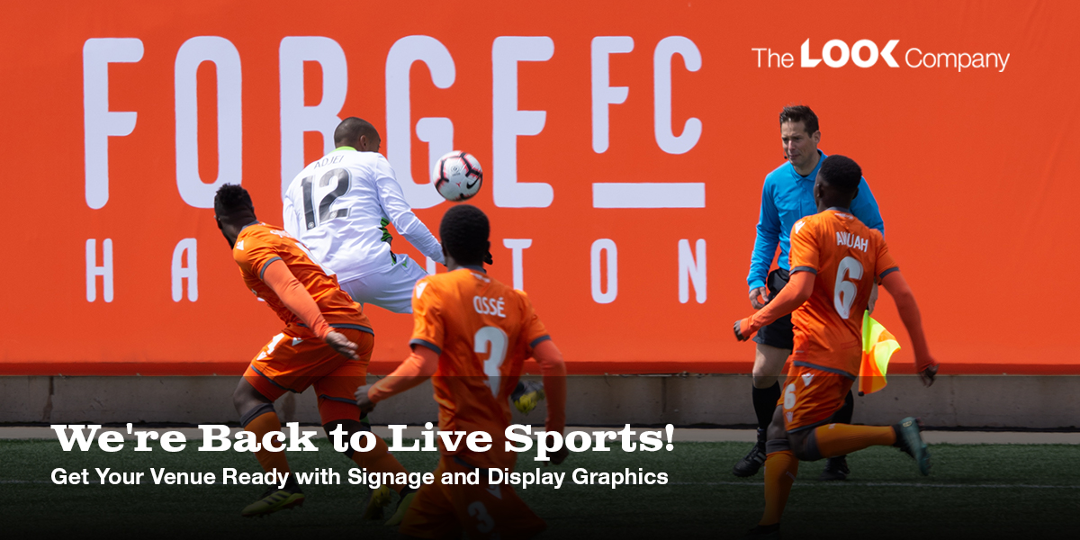 We're Back to Live Sports! Get Your Venue Ready with Signage and